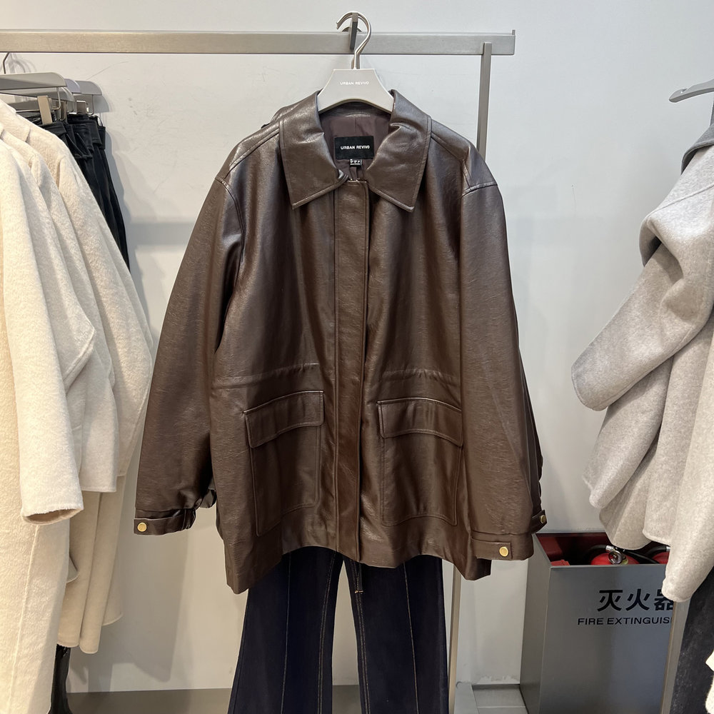 UR国内代购2025冬季女装琥珀流光