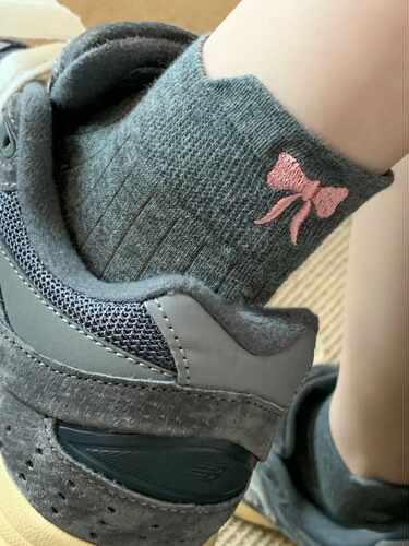 蝴蝶结低帮短筒袜透气东大门夏季