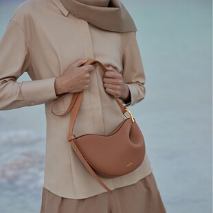 法国小众品牌pol拼色2024新款女包Tonca豌豆包真皮单肩斜挎时尚包