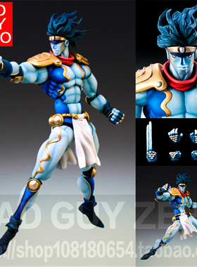 日版蓝色限定版 JOJO的奇妙冒险 MEDICOS 白金之星 超像可动 手办