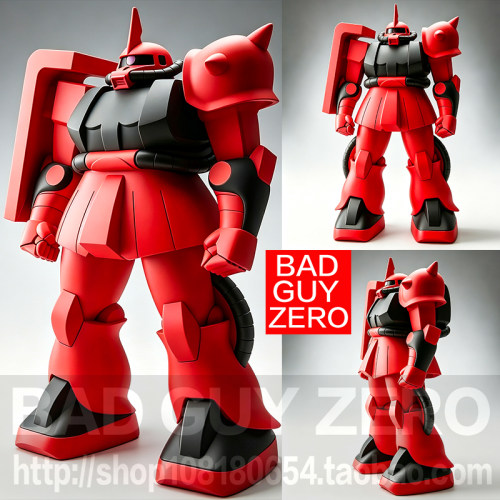 万代 高达 强尼莱汀专用 真红闪电扎古 1/72 非 ROBOT魂 GFF FIX