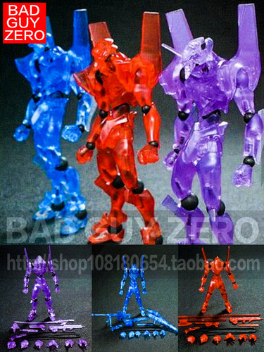 特价！日版 透明限定版 EVA 初号机 零号机 二号机 海洋堂 非万代