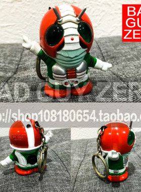 日版 发光限定版 假面骑士 V3 钥匙扣挂件 非真骨雕 SHF SIC 万代