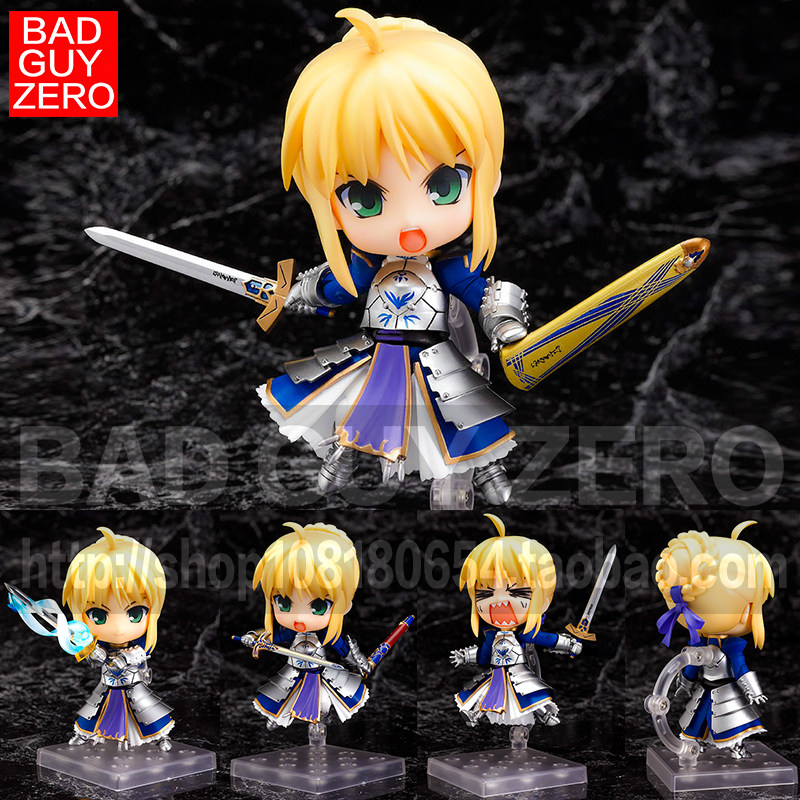 超稀有！日版正版 GSC 121 FATE SABER 命运之夜 粘土人 Q版 手办
