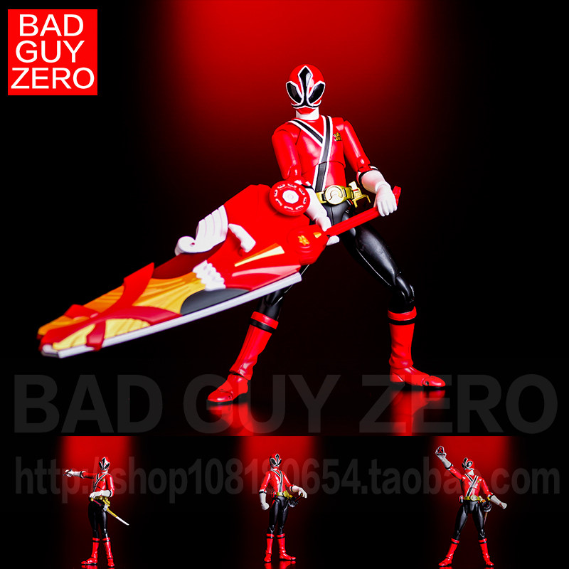 大特价！万代 SHF 侍战队真剑者 红战士 火之武士 非 RAH 真骨雕