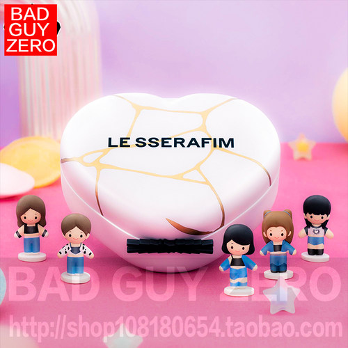 日版万代 LE SSERAFIM 炽 宫胁咲良 金采源 许允真 中村一叶 手办
