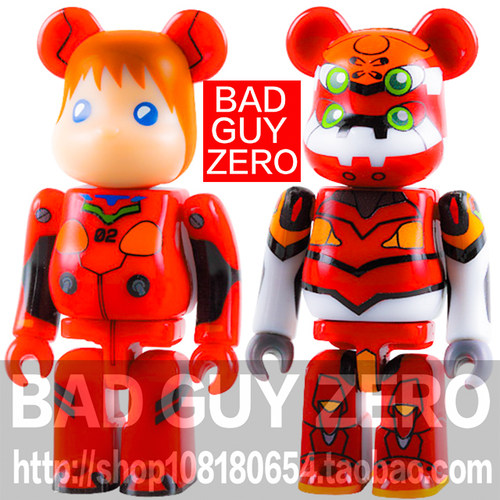 日版 MEDICOM TOY 限定版 EVA 明日香 2 二号机 BE@RBRICK 非万代