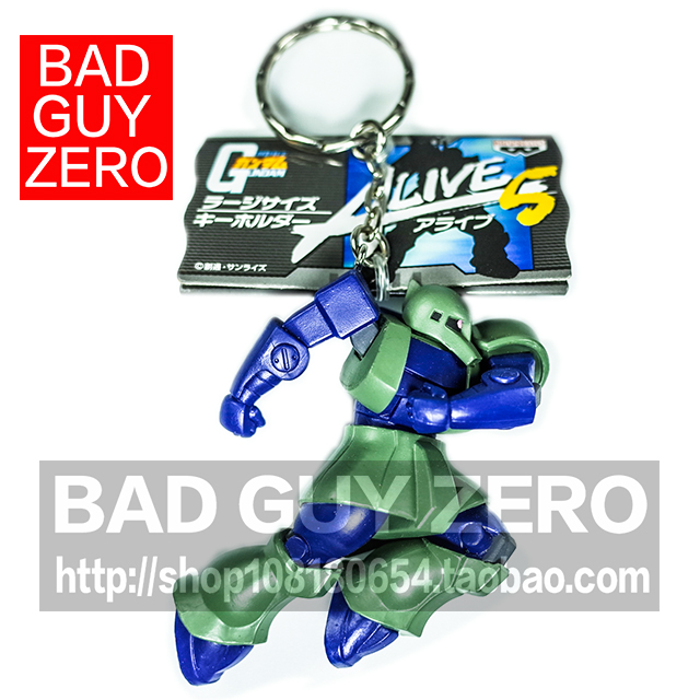 日版 限定版 高达 旧 扎古I 挂件 钥匙扣 MS-05B 非 ROBOT魂 HGUC