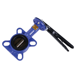 D71X-16铸铁对夹式蝶阀//不锈钢四氟手动蝶阀/阀门DN50/65/80/100