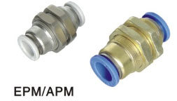 宁波EASUN亿日隔板直通EPM8 EPY10 EPY12 EPY4 EPY4 插8MM气管