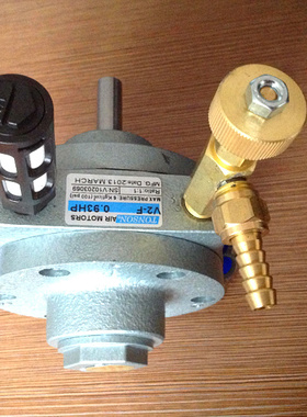 正品台湾气动防爆马达V4-F 法兰TR-18ALT  V4-FPG40:1 TR-12ALTR