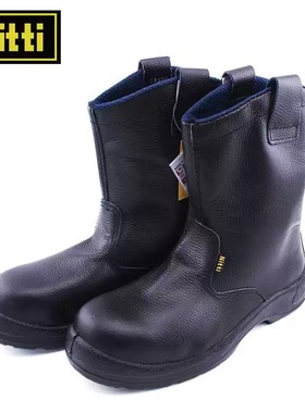 耐帝23281高帮安全鞋油田专用 新加坡NITTI 防砸防刺穿防滑劳保鞋