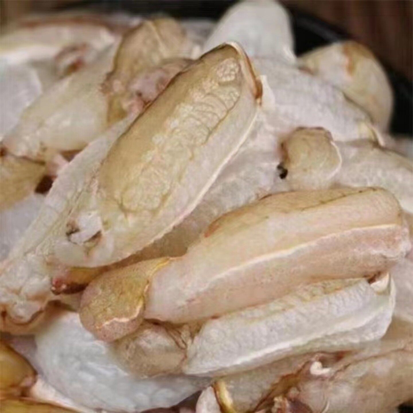 蟹腿肉纯肉大蟹脚肉冷冻新鲜蟹腿肉蟹钳肉梭子蟹腿蟹爪蟹柳蟹棒