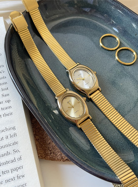 轻奢90年代vintage中古风手表女