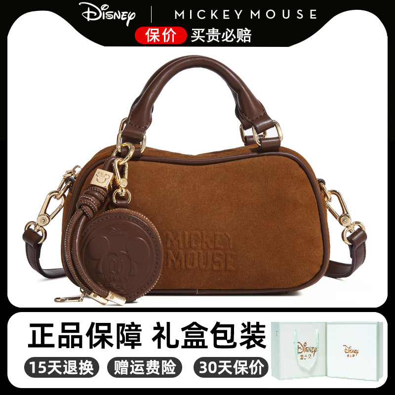 迪士尼米奇包包女式2025新款单肩斜挎包手提枕头包小众送生日礼物