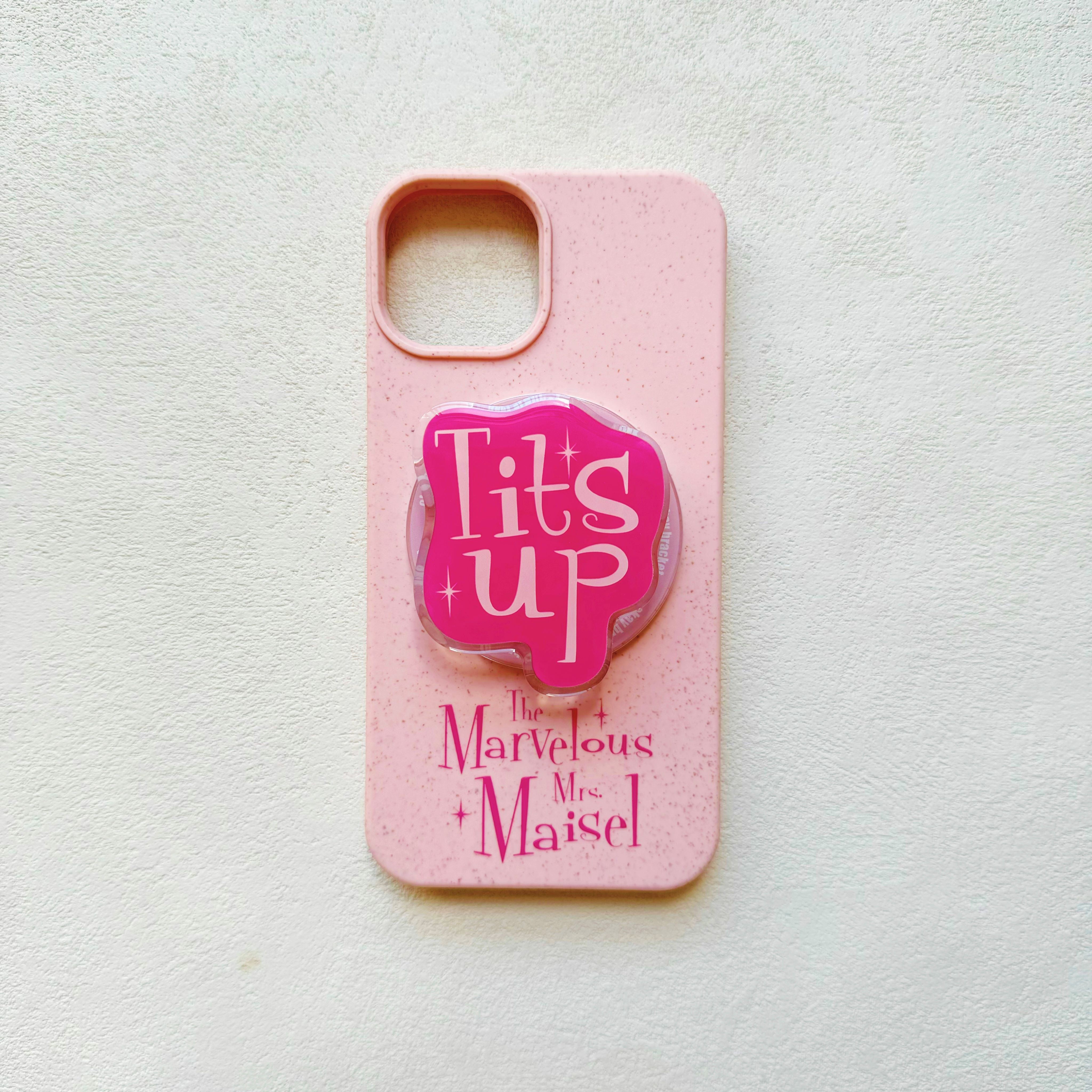 TITSUP 了不起的麦瑟尔夫人 降解樱粉磁吸软壳手机壳
