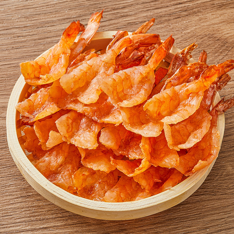 阿尔帝虾干即食开背凤尾虾健身低脂烤虾孕妇儿童海鲜干货零食虾仁