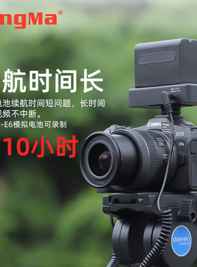 LP-E6NH相机假电池适用佳能R5 R5C R6 R7 6D 60D 6D2 5D4 5D3 5D2 5dmark 70D 80D 90D单反视频直播外接电源