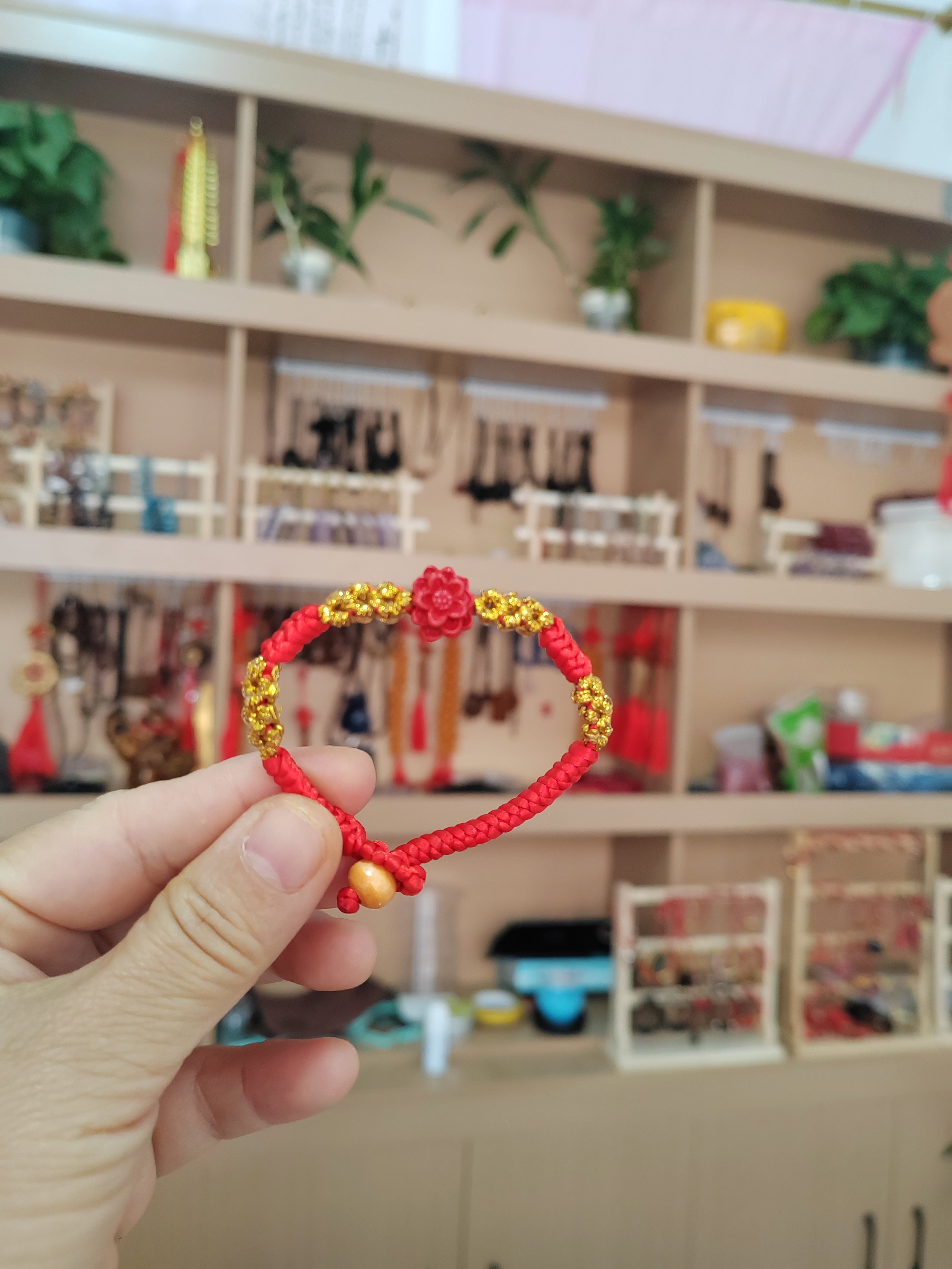 朱砂莲花底座桃木珠岁岁平安编织手绳,珠宝/钻石/翡翠,手饰,淘宝优惠券,粉丝福利购,淘宝优惠卷