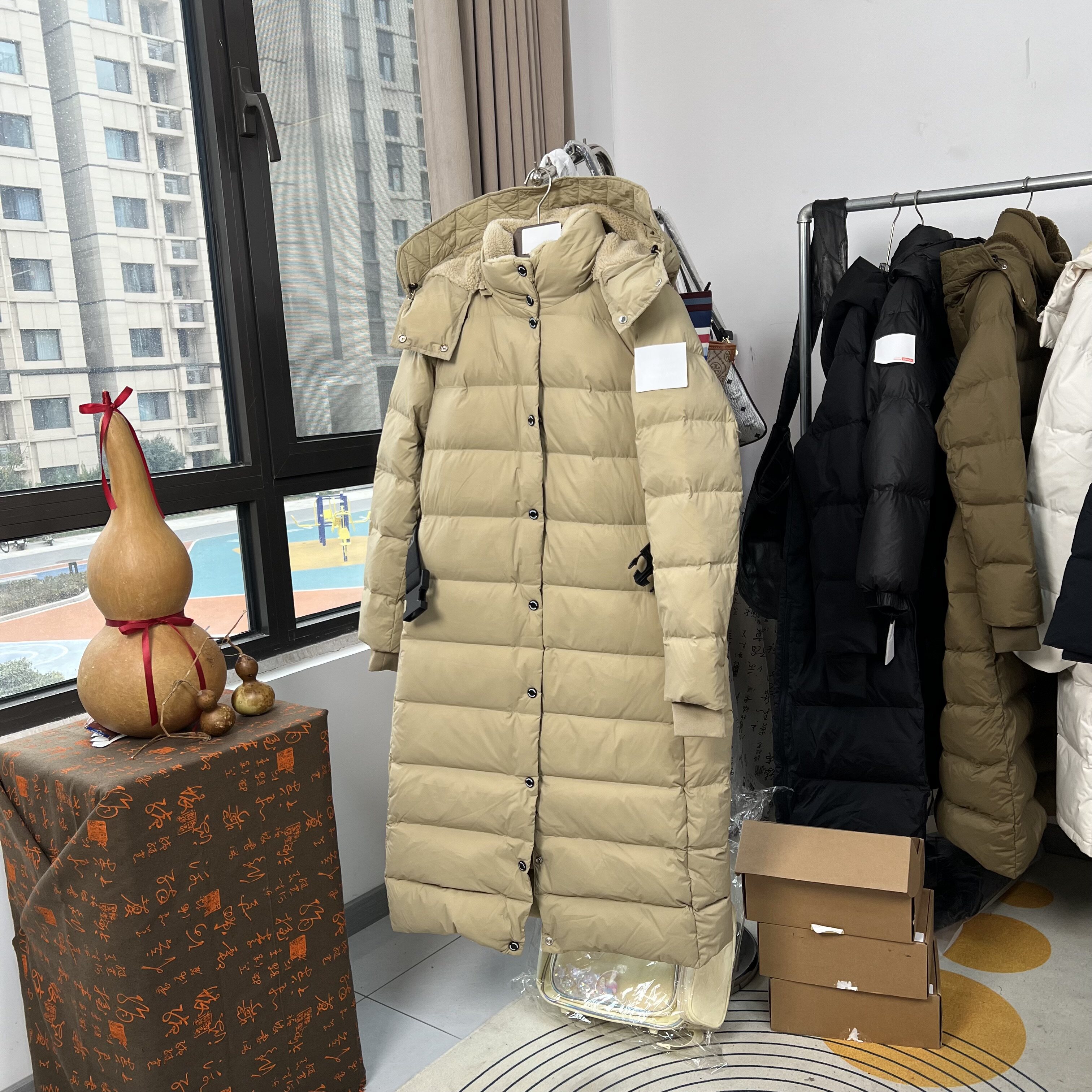 女款长款加厚显瘦羽绒服零下30度