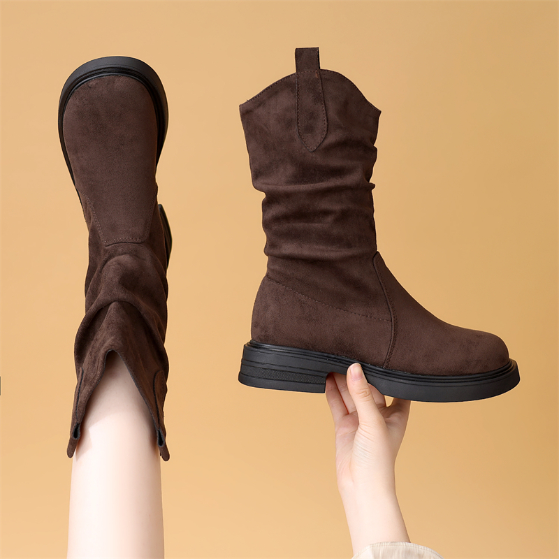 2025年秋冬季新款爆款复古马丁靴