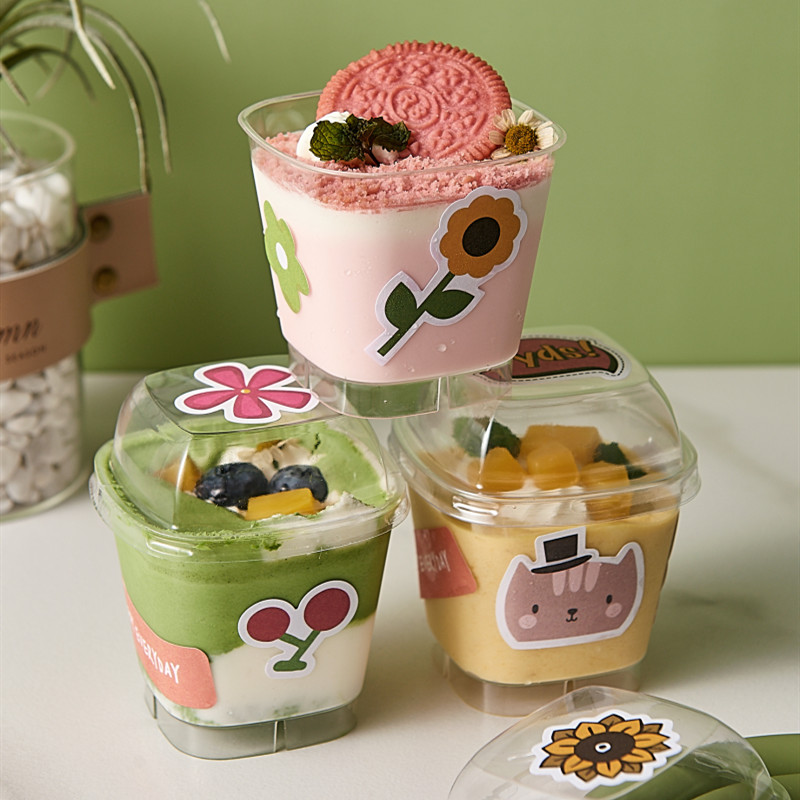 慕斯布丁慕斯布丁蛋糕一次性木糠