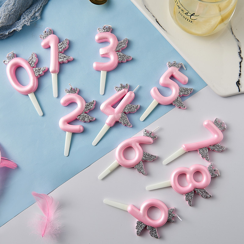 18岁天使ins创意浪漫数字蜡烛