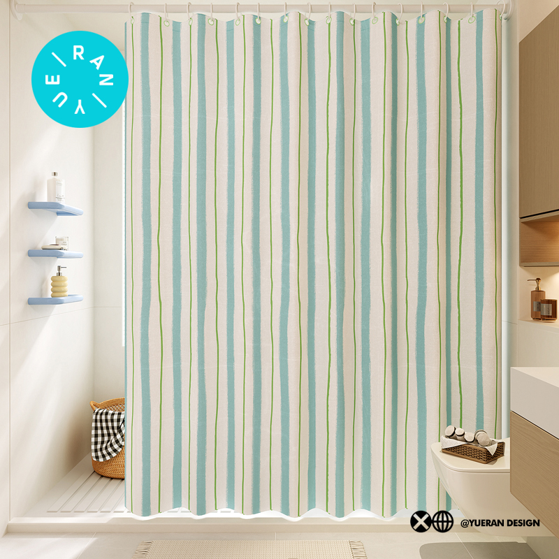 浴室卫生间浴帘防水防霉加厚高档门帘洗澡遮挡帘子隔断帘防水布