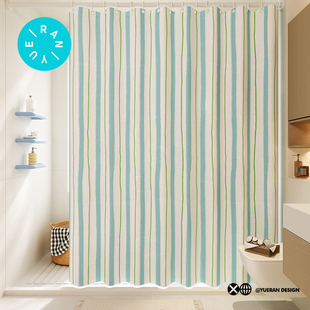 浴室卫生间浴帘防水防霉加厚高档门帘洗澡遮挡帘子隔断帘防水布