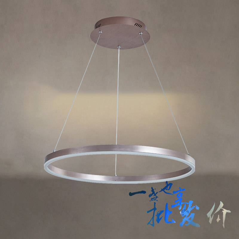 客厅一圈灯艺术吧台吊灯led简约时尚圆形单层创意餐厅客厅吊灯_虎窝淘