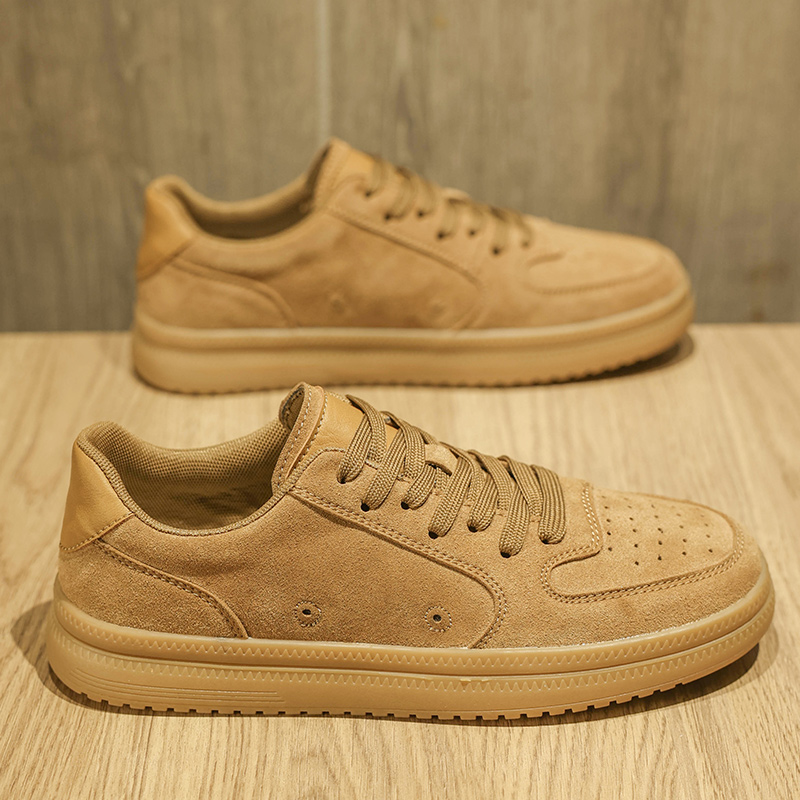 板鞋男牛筋底百搭休闲阿甘德训鞋