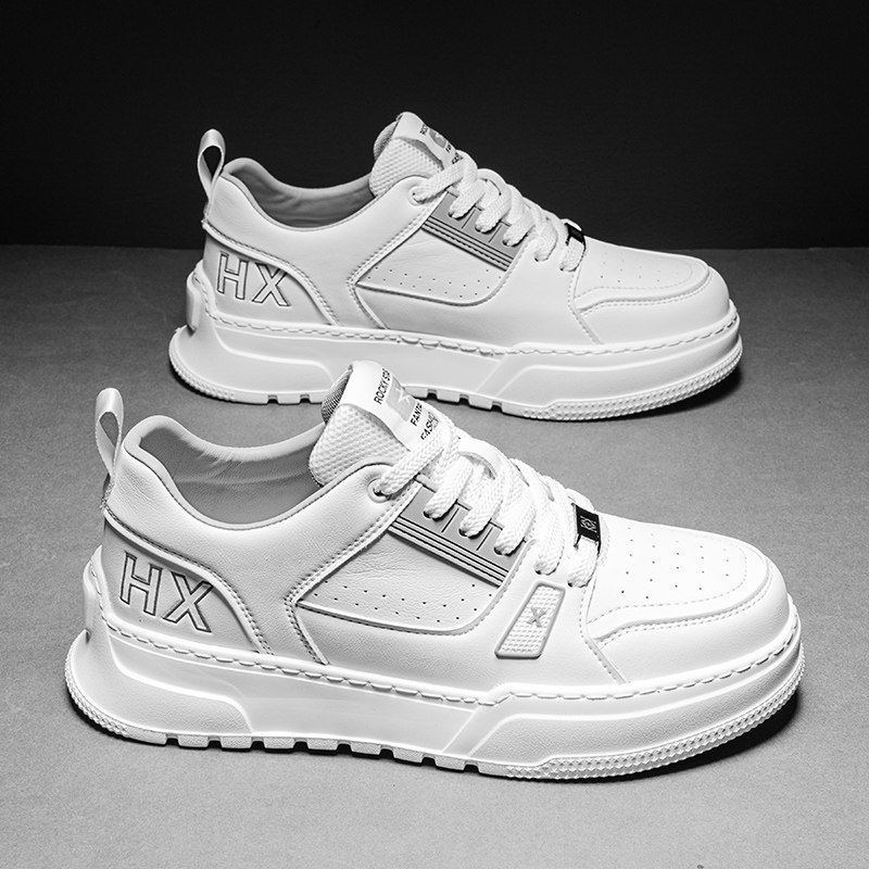 小白鞋男春季新款韩版厚底增高百搭潮鞋子网红爆款男款运动休闲鞋