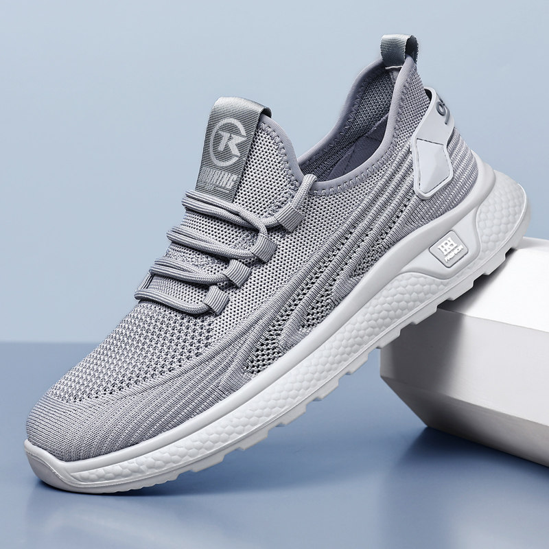 夏季薄款透气百搭网面鞋爸爸男鞋