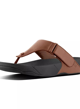 fitflop男增高人字拖踩屎感厚底休闲运动舒适按摩沙滩凉鞋原单