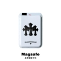 Style 2-White Magnetic Card Holder