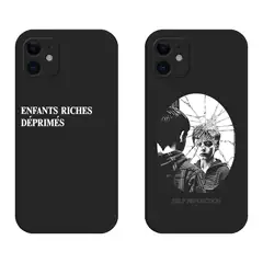 Niche Trendy Brand, Melancholic Rich Kid Style, Suitable for Apple 16 Pro Max Phone Case, Full Coverage for iPhone 14, Soft for iPhone 13/12, Liquid Silicone for Xr Max, Huawei, Oppo, Xiaomi, Vivo, Android