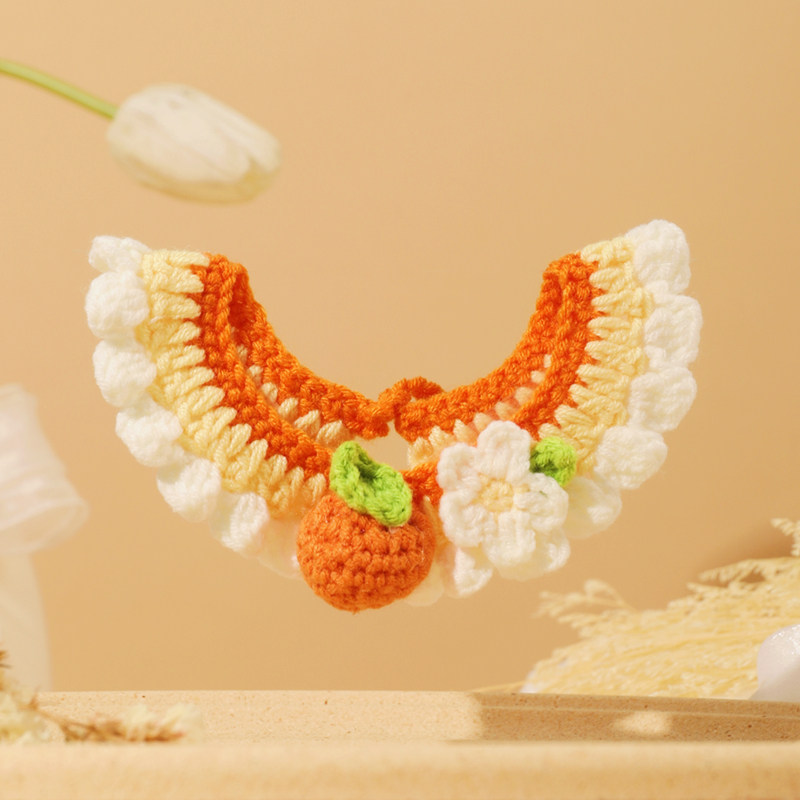 猫咪衣服新年小猫围脖宠物围巾布偶配饰猫猫过年围兜可爱狗狗项圈