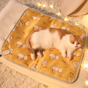宠物电热毯狗狗猫咪褥子恒温保暖猫猫小型防水电取暖器猫用加热垫