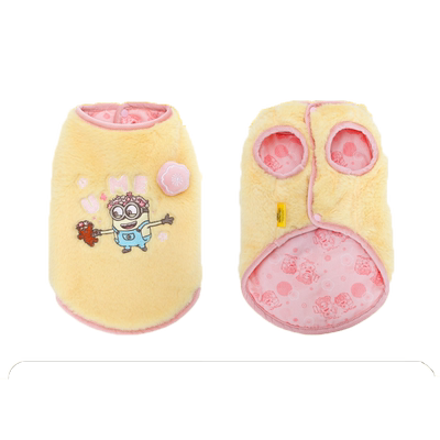 HOOPET小黄人联名樱花两面穿马甲