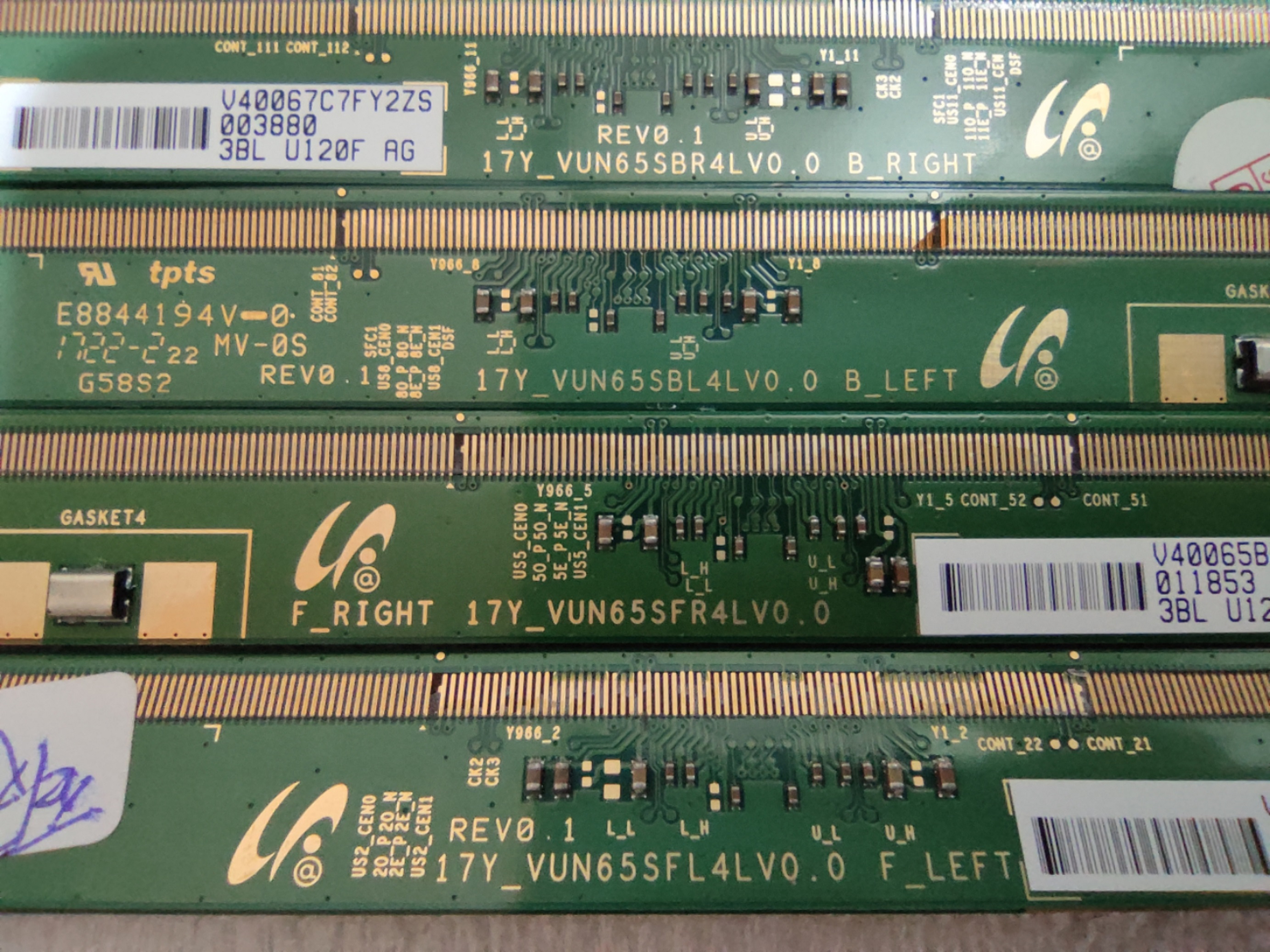 17Y-VUN65SBR4LV0.0 17Y-VUN65SBL4LV0.0/SFR4LV0.0/SFL4LV0.0