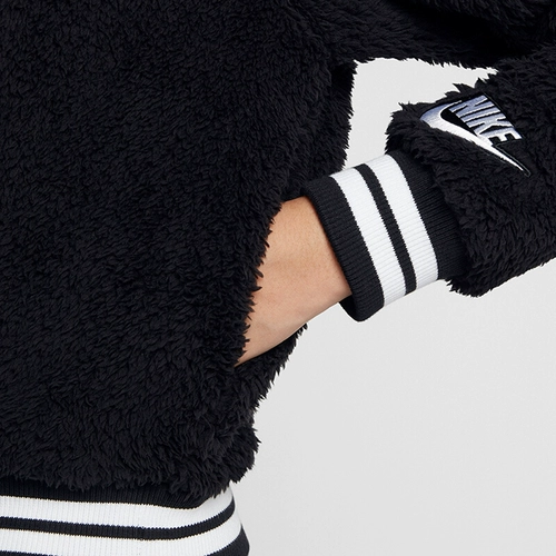 Nike, зимняя спортивная бархатная куртка для отдыха