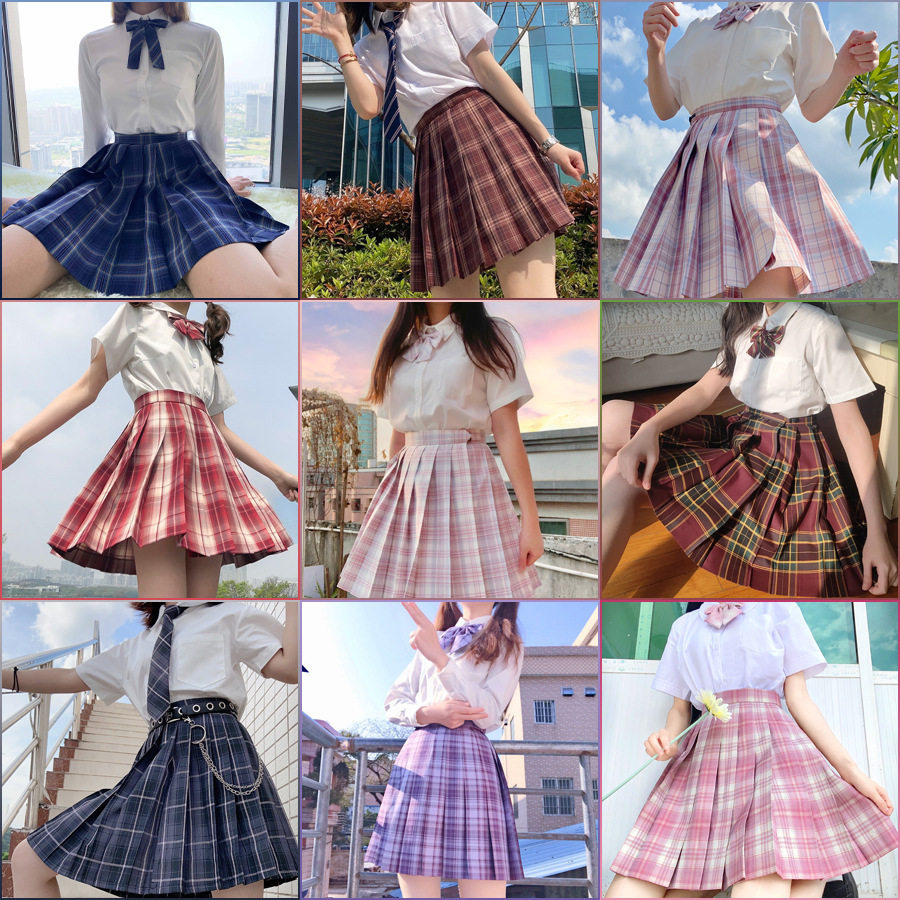 jk制服裙正版套装夏啦啦酱上衣学生校服