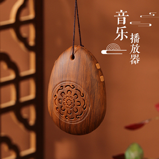 F388家用古典高档水滴型播放器24小时循环传统迷你便携充电小音响