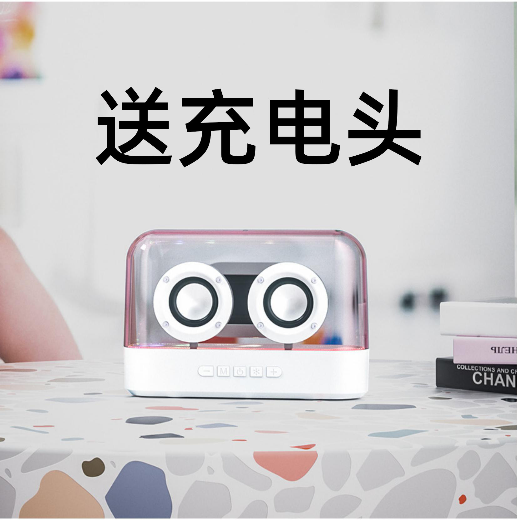 K9炫彩氛围灯户外无线蓝牙音响重低音炮HIFI音质蓝牙5.2迷你便携