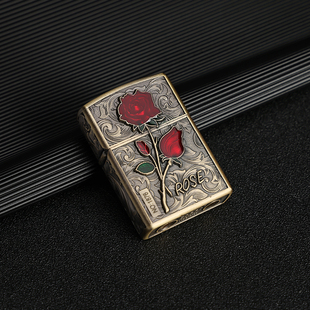 佐罗zorro盔甲唐草玫瑰创意打火机高档礼盒装潮七夕送男女礼品