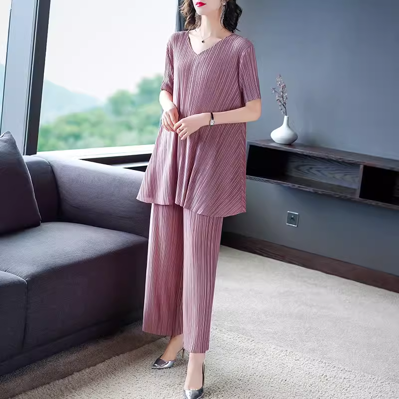 宽松遮肉两件套套装2025夏季新款