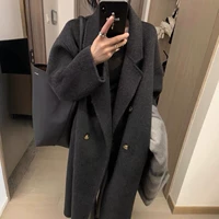 Черно-серое [шерстяное пальто]