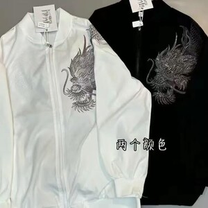 网红过肩龙龙头棒球夹克春夏防晒