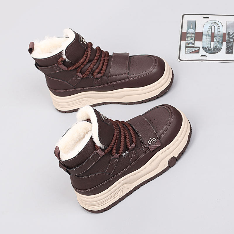 大码女鞋41-43胖mm鞋宽胖脚休闲棉靴2025冬新款时尚特大号雪地靴,女鞋,时尚雪地靴,淘宝优惠券,粉丝福利购,淘宝优惠卷