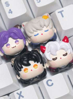 恋与深空键帽沈星回祁煜黎深秦彻乙游键帽创意键帽机械键盘ESC